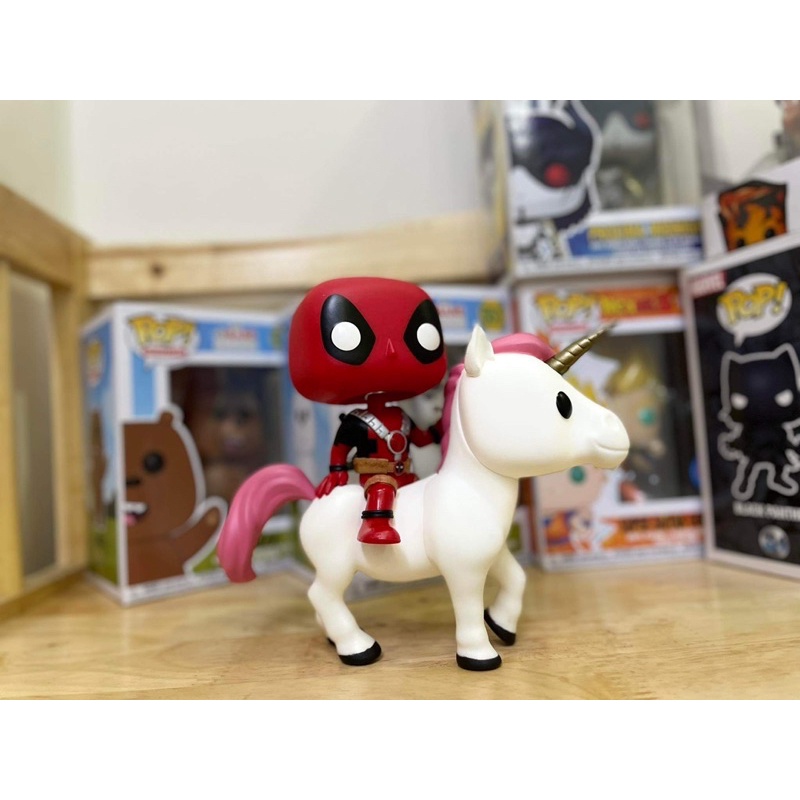 ĐỒ CHƠI MÔ HÌNH FUNKO POP – deadpool 36 – deadpool cưỡi unicorn hàng bao đẹp