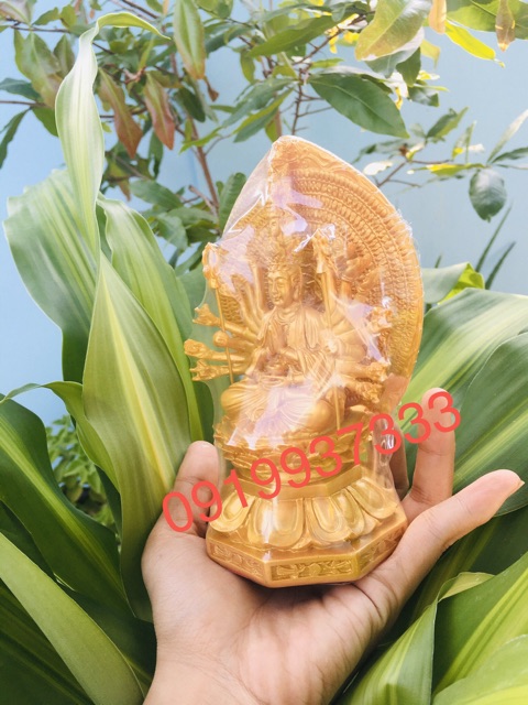 Tượng Phật Thiên Thủ Thiên Nhãn cao 16 cm