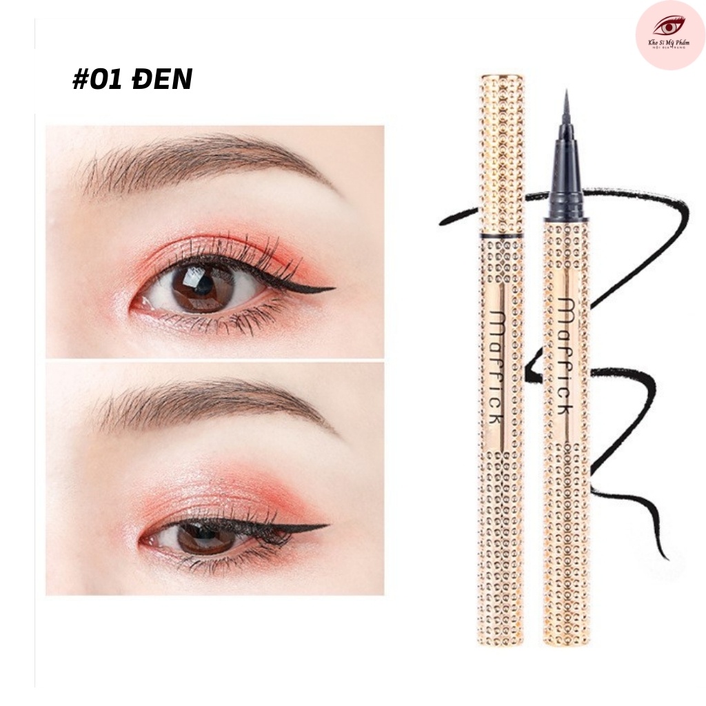 Bút Kẻ Mắt MAFFICK EYELINER GOLDEN Đầu Nhỏ Dạng Gel Chống Nước