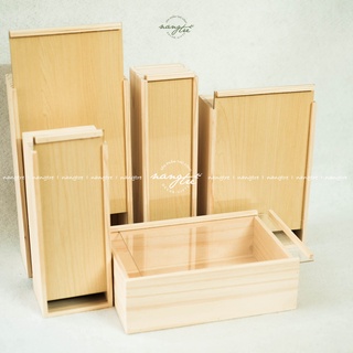 Hộp gỗ nắp truợt, hộp gỗ chữ nhật nắp kéo
