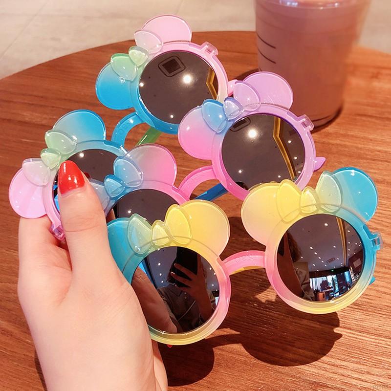 Kính Mát Chống Tia Uv400 Trang Trí Dễ Thương Cho Bé