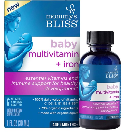 Vitamin tổng hợp và Sắ.t 2m+ Mommy’s Bliss (30ml)