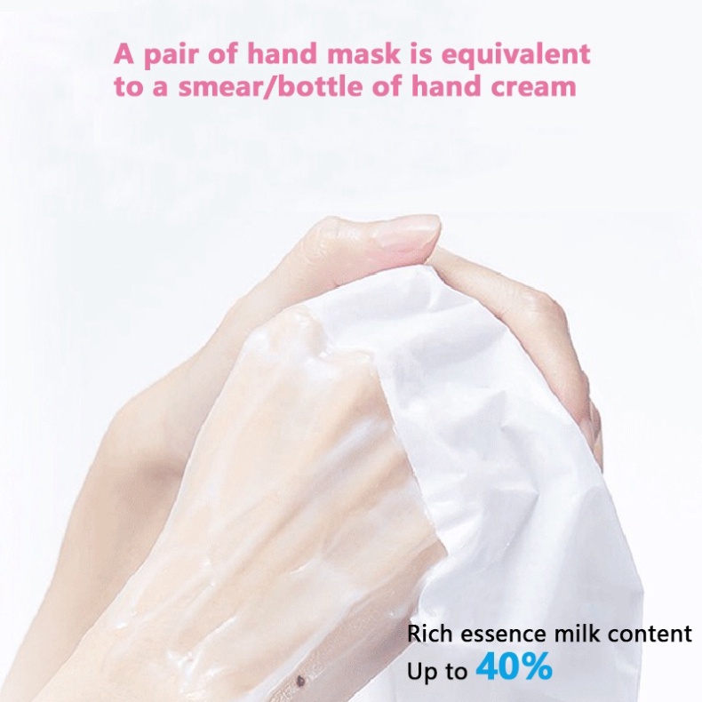 Cặp Mặt Nạ Dưỡng Da Tay Chân Cấp Ẩm Chống Nếp Nhăn Chống Lão Hóa Chăm Sóc Da Hình Chân Mèo Đáng Yêu DANA