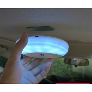 Đèn led trần sạc nút bật chạm cảm ứng cho ô tô