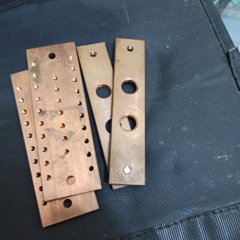 Miếng Đồng Chế Kẹp Kim Máy Hàn Cell Pin