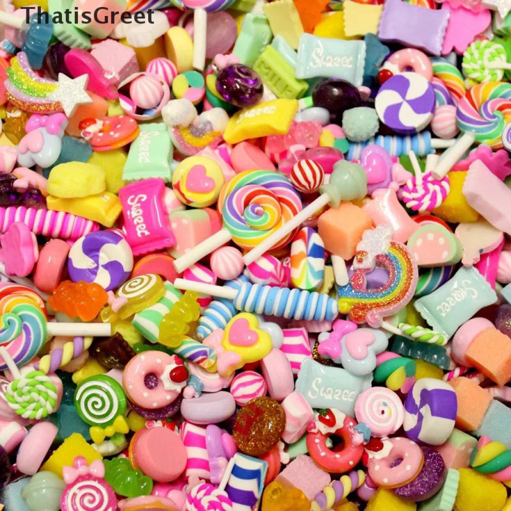 Set 10 bánh donut/kẹp trái cây mini dễ thương trang trí nhà búp bê