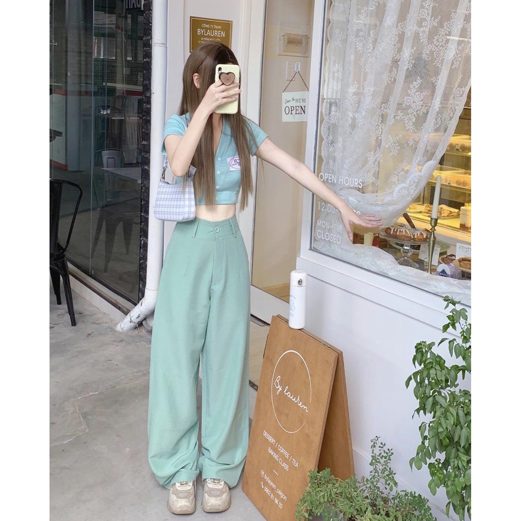 Áo croptop nữ ulzzang BANA dáng ôm (ẢNH THẬT)