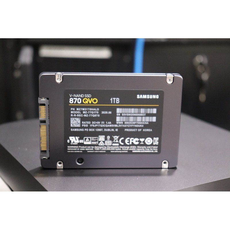 Ổ cứng SSD Samsung 870 Qvo 1TB new chính hãng bảo hành 36 tháng