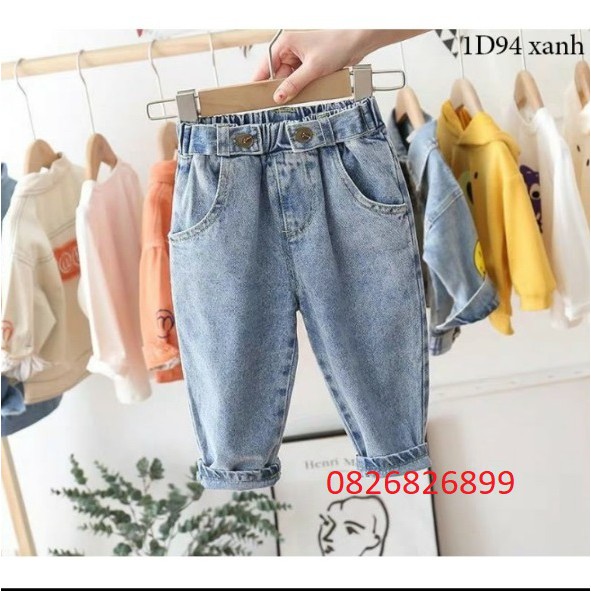 (Size 11-29kg)Quần bò cao cấp siêu mềm cho bé