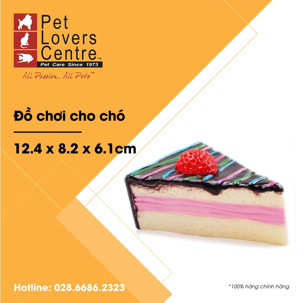 Đồ chơi cho chó TRUSTIE  LATEX TOY - CAKE (BLACK)