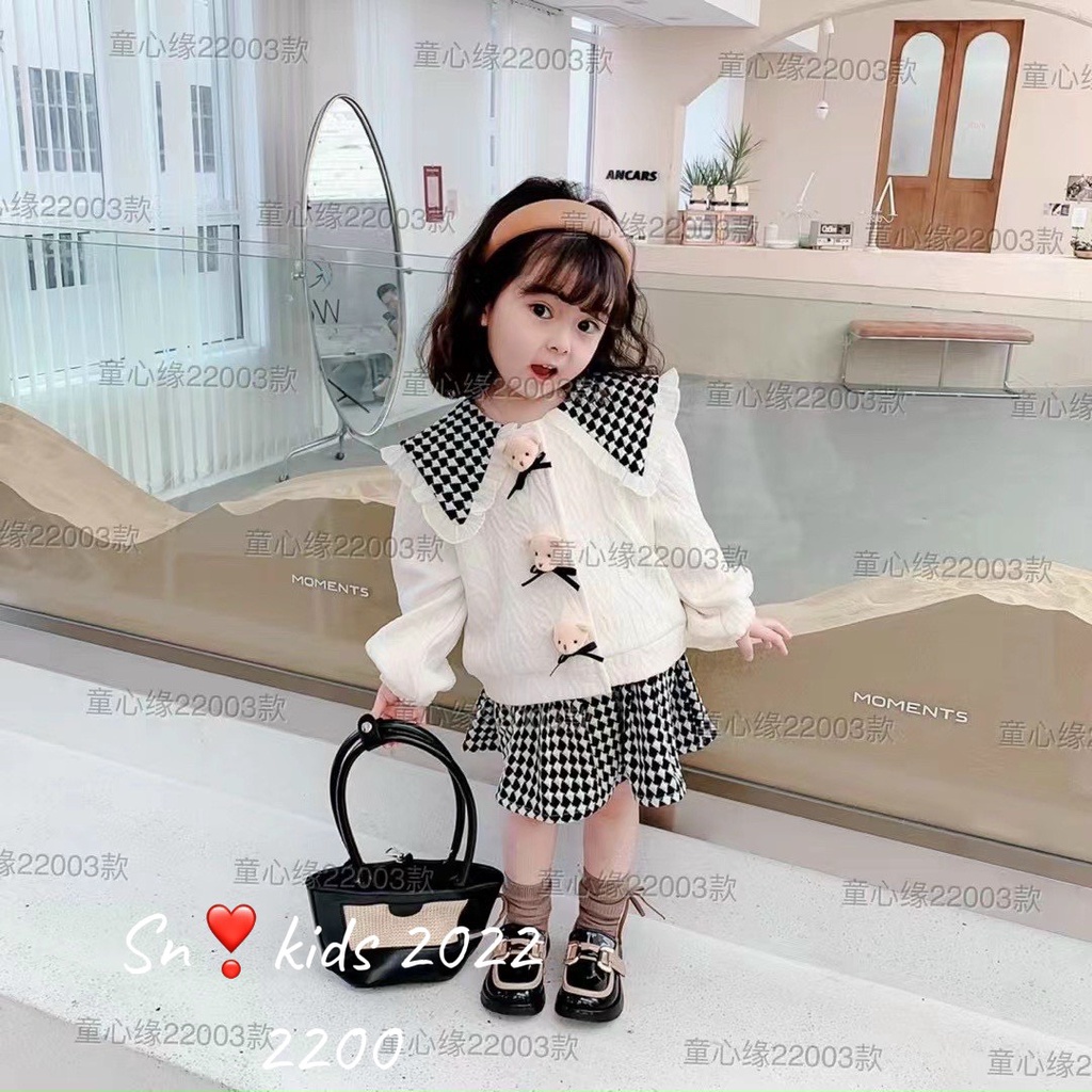 mã : v7  chân váy dạ + áo cổ bèo vải 10-30kg