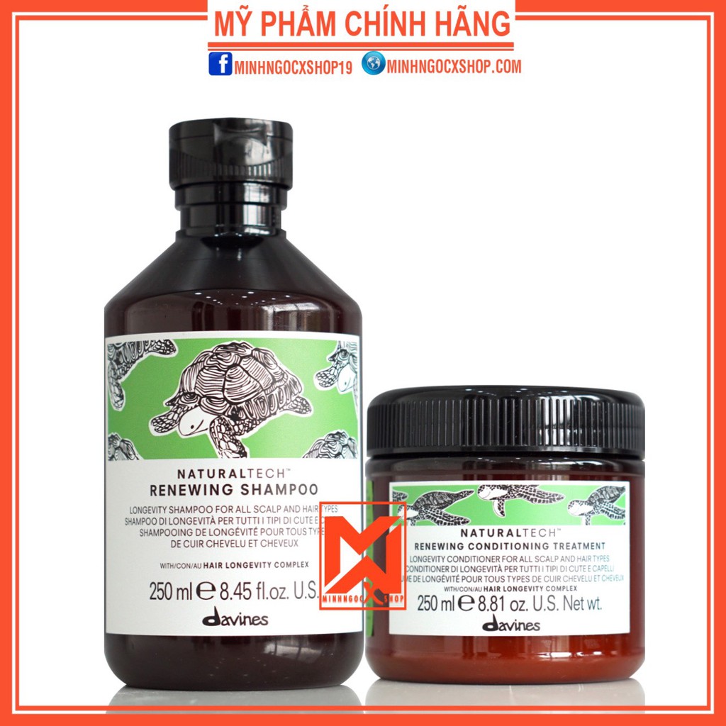 Dầu gội xả trường thọ DAVINES RENEWING 250ml chính hãng