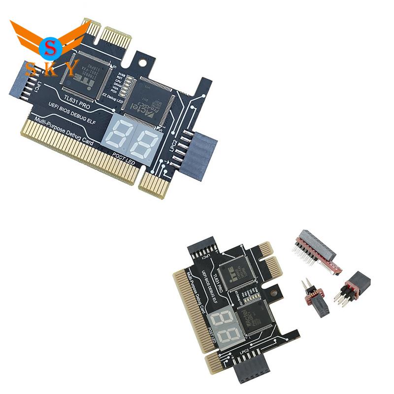 Bộ Phân Tích Chẩn Đoán TL631 Pro LPC-DEBUG Post PCI-E Mini Đa Chức Năng