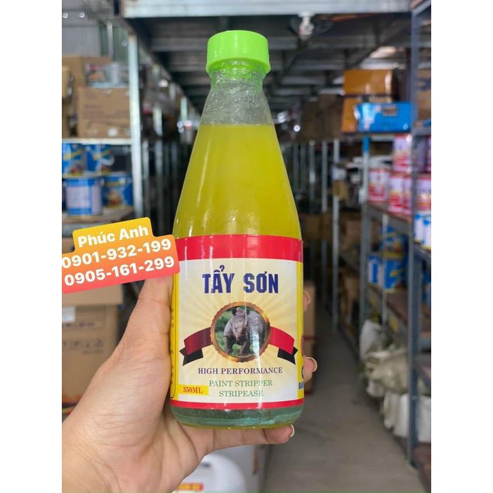 Hóa Chất Dung Dịch Tẩy Sơn Trên Mọi Bề Mặt Vật Liệu Kim Loại - Sắt , Kẽm , Inox , Gỗ ... PU - Xi Măn