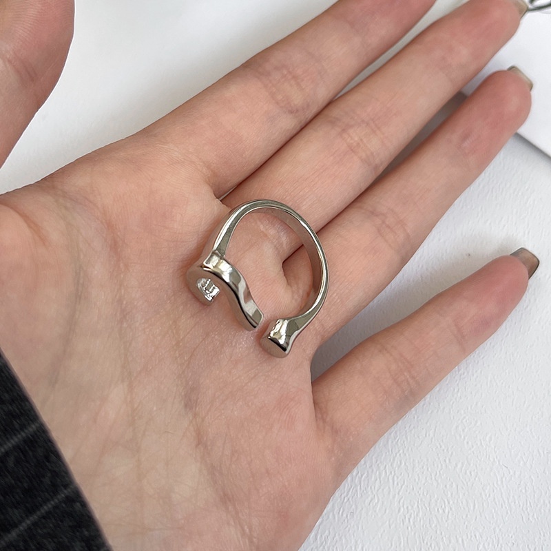 Nhẫn Đeo Tay Hình Dấu Hỏi Có Thể Điều Chỉnh Kích Thước Thời Trang Mùa Hè Cho Nam Và Nữ