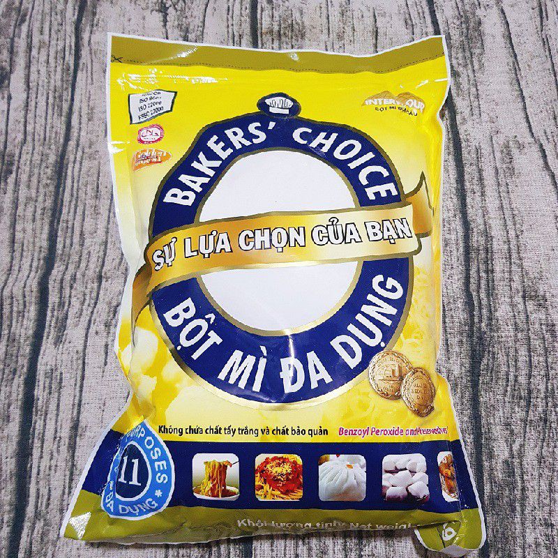 Bột Mỳ Baker's Choice Số 8 - 11 - 13 Loại 1Kg