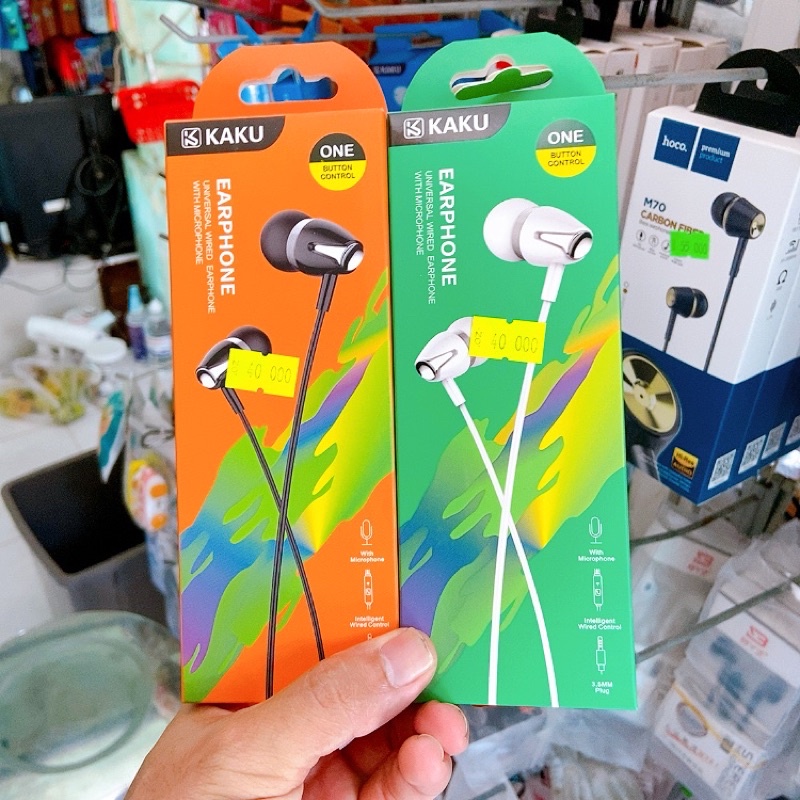 Tai nghe dây chân tròn chính hãng KAKU mã KSC - 466