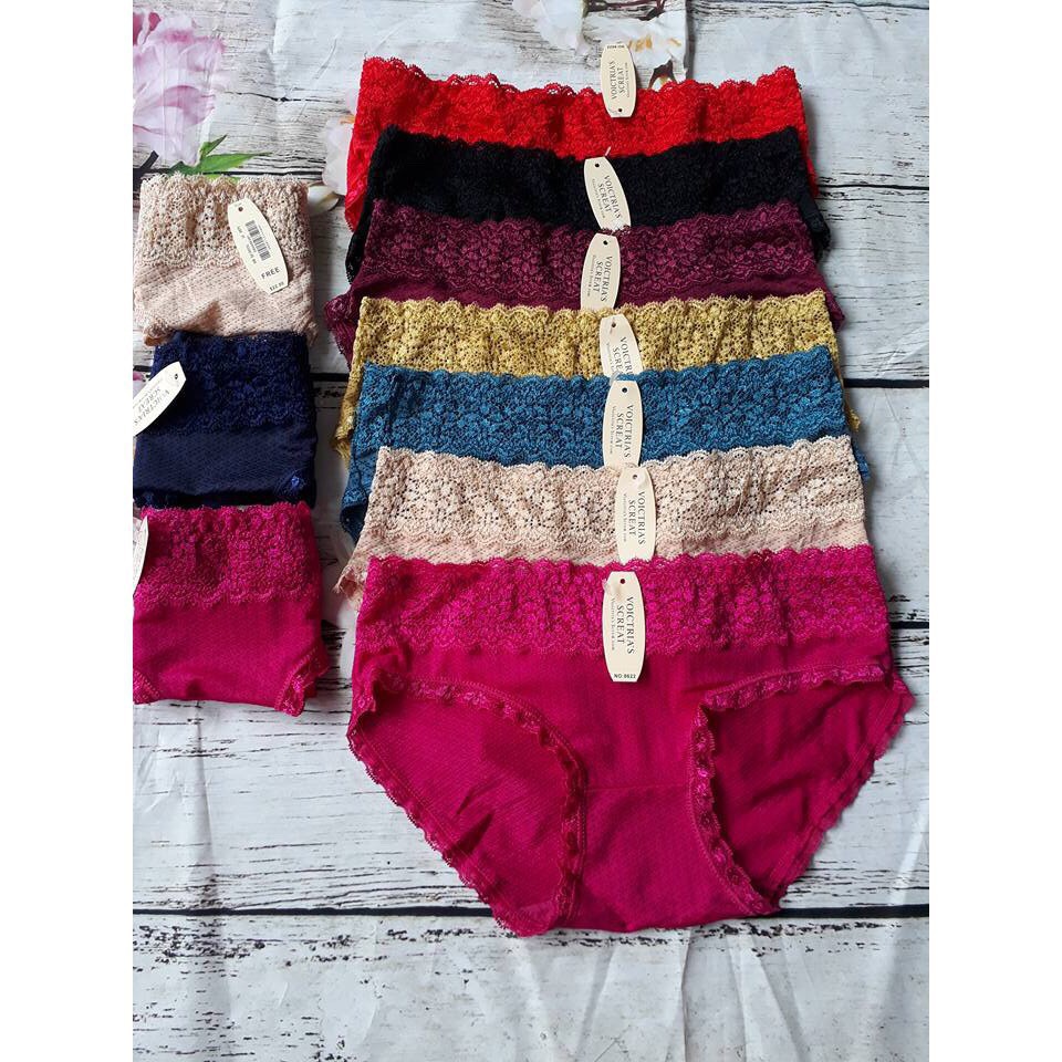 Set 5 quần lót phối ren siêu mát | BigBuy360 - bigbuy360.vn