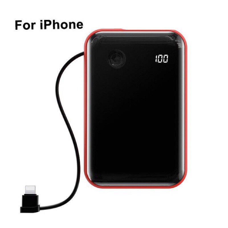 Sạc dự phòng mini 10000mah baseus sạc nhanh 15w chính hãng