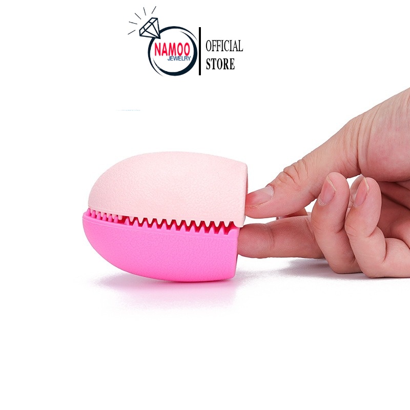 Dụng cụ vệ sinh cọ trang điểm silicone tiện lợi dễ sử dụng, miếng giặt làm sạch cọ trang điểm