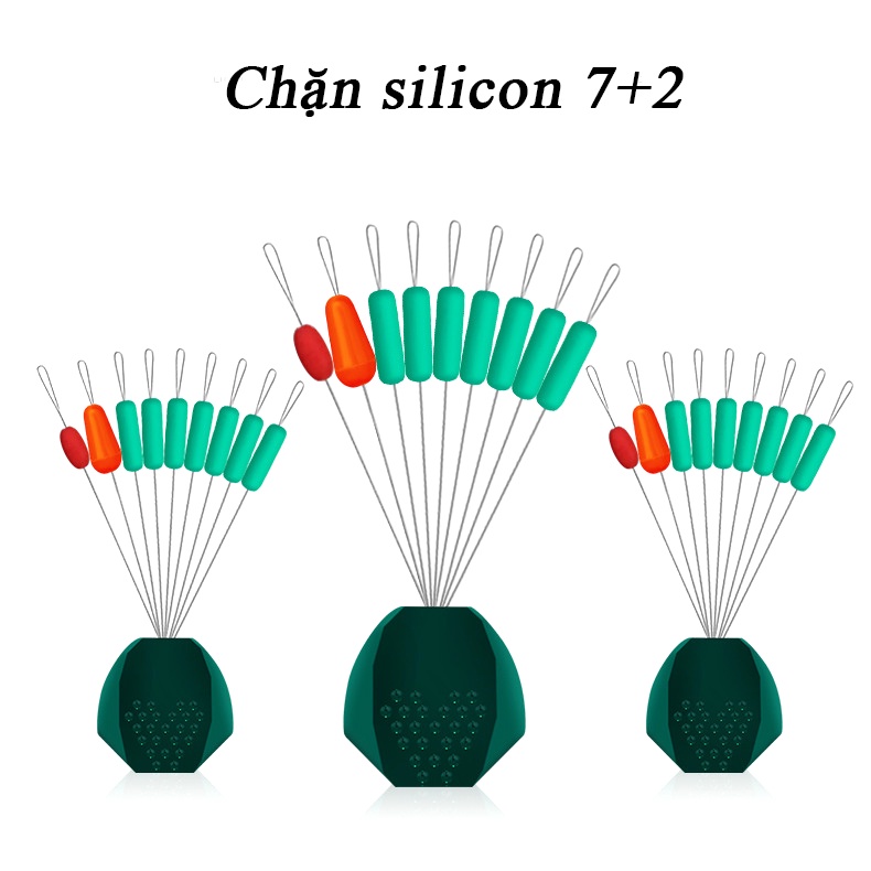 Hộp Phụ kiện câu đài - làm trục câu đơn câu đài cao cấp,hạt chặn,chân cắm phao, - AA52