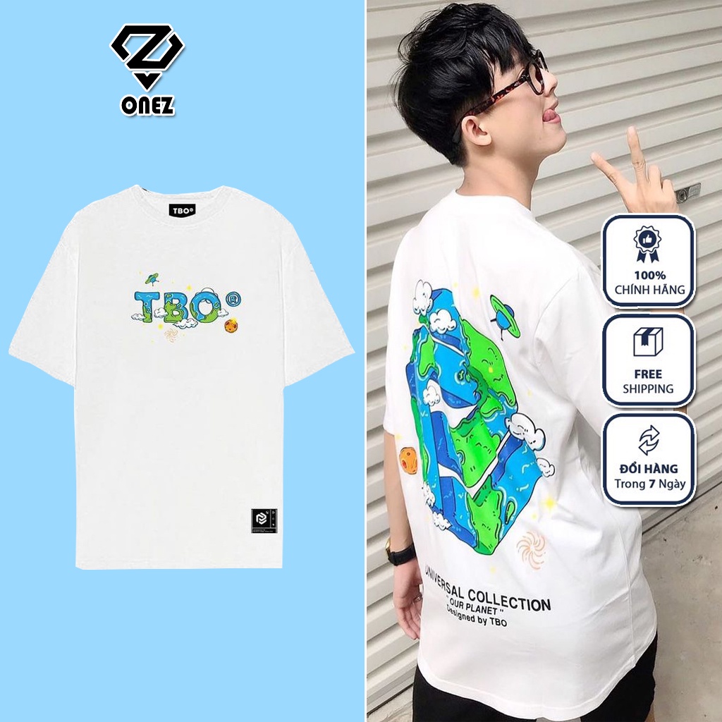 Áo thun tay lỡ nam nữ Unisex ONEZ, áo phông form rộng WIND ATL4