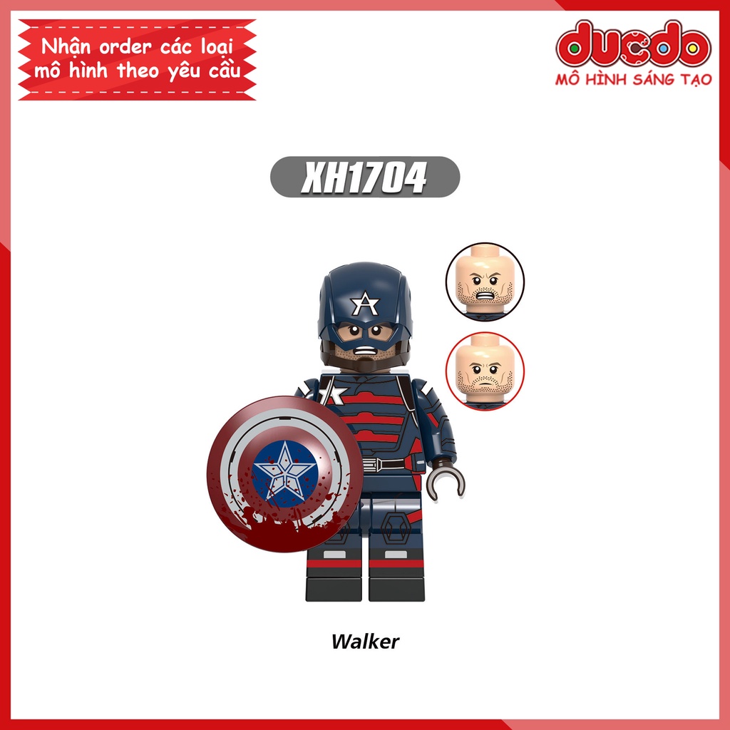 Minifigures các nhân vật trong Marvel Winter Soldier Falcon - Đồ chơi Lắp ghép Xếp hình Mini Mô hình Iron Man XINH X0313