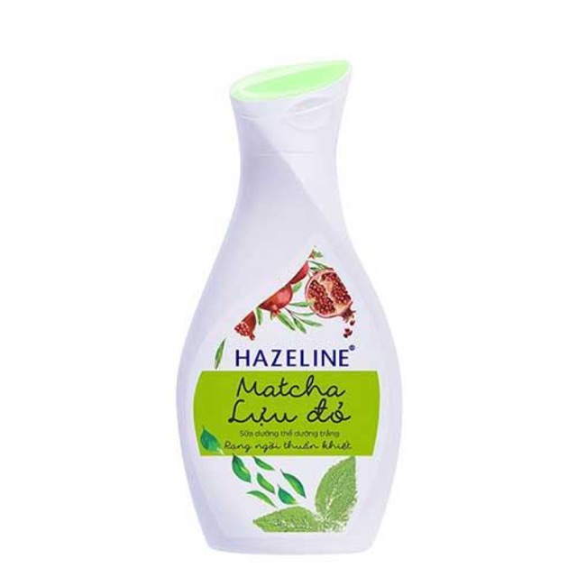 Sữa dưỡng thể dưỡng ẩm Hazeline matcha lựu đỏ  230 ml