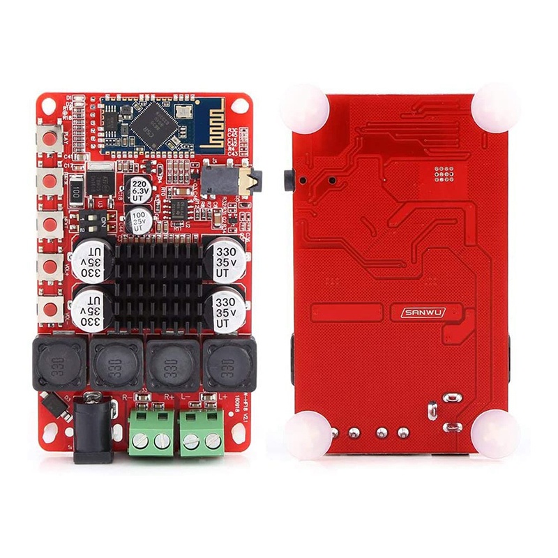 Bảng Mạch Khuếch Đại Âm Thanh TDA7492 50Wx2 CSR8635 Bluetooth V4.0 Kèm Phụ Kiện