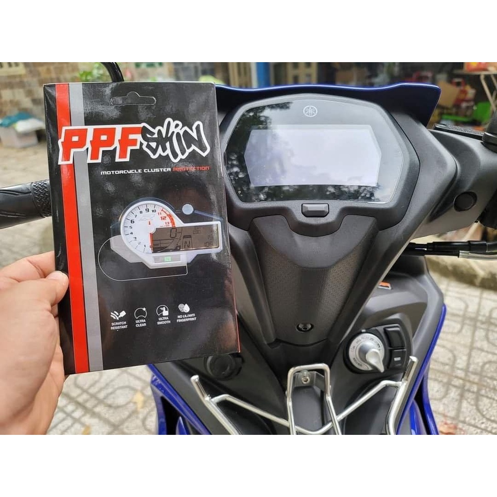 Miếng dán PPF bảo vệ đồng hồ xe máy YA XSR -R15V3-MT15-R3-MT03, Honda CBR150R, CB150R-300R- CBR650R-CB650R-500R