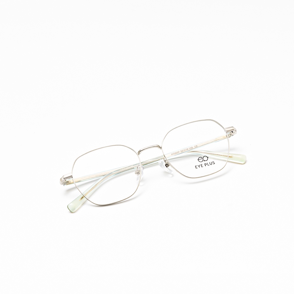 Gọng kính mắt nam nữ thời trang EYE PLUS dáng vuông lục giác gọng E450-70537