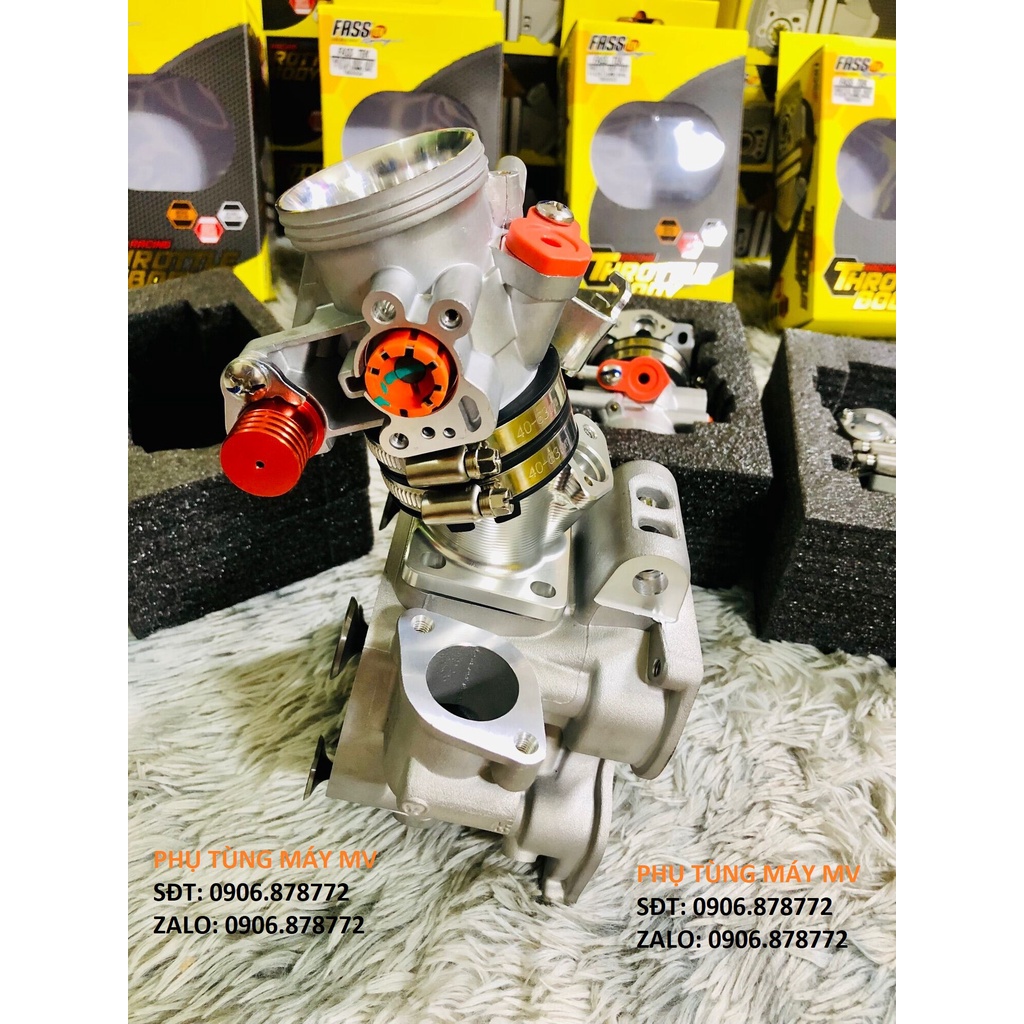 Họng xăng Oval Fasstek CNC size 34.36.38.40mm cho xe Ex150. Yêu Thích ❤️❤️❤️
