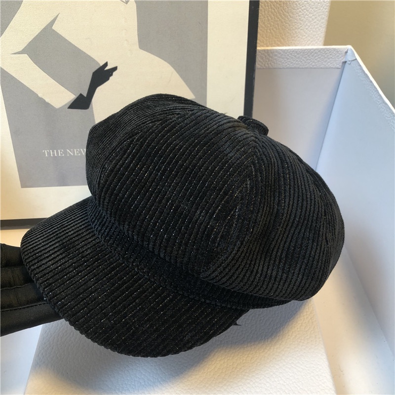 Mũ Beret Nhung Màu Trơn Phong Cách Hàn Quốc Thời Trang Thu Đông Cho Nữ