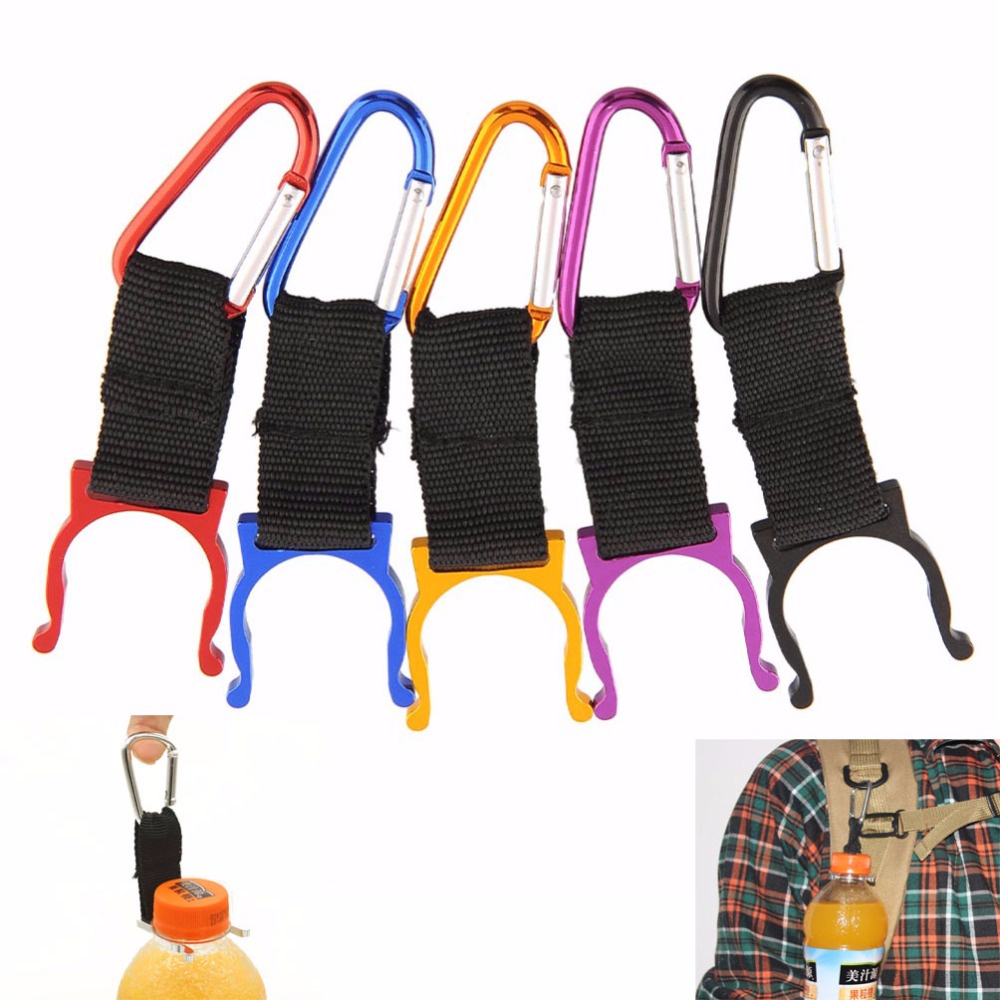 Móc Khóa Bình Nước Bằng Nhôm Nhiều Màu Sắc Đa Năng Tiện Dụng Mang Theo Du Lịch / Cắm Trại