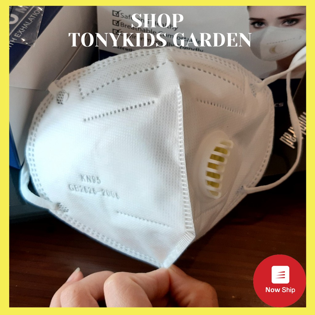 Hộp 10 chiếc Khẩu trang N95, KN95 TOMODS có van thở, chống bụi mịn và bệnh đường hô hấp | BigBuy360 - bigbuy360.vn