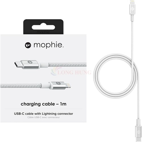 Cáp USB Type-C to Lightning Mophie 1m 409903202/409903201 - Hàng chính hãng