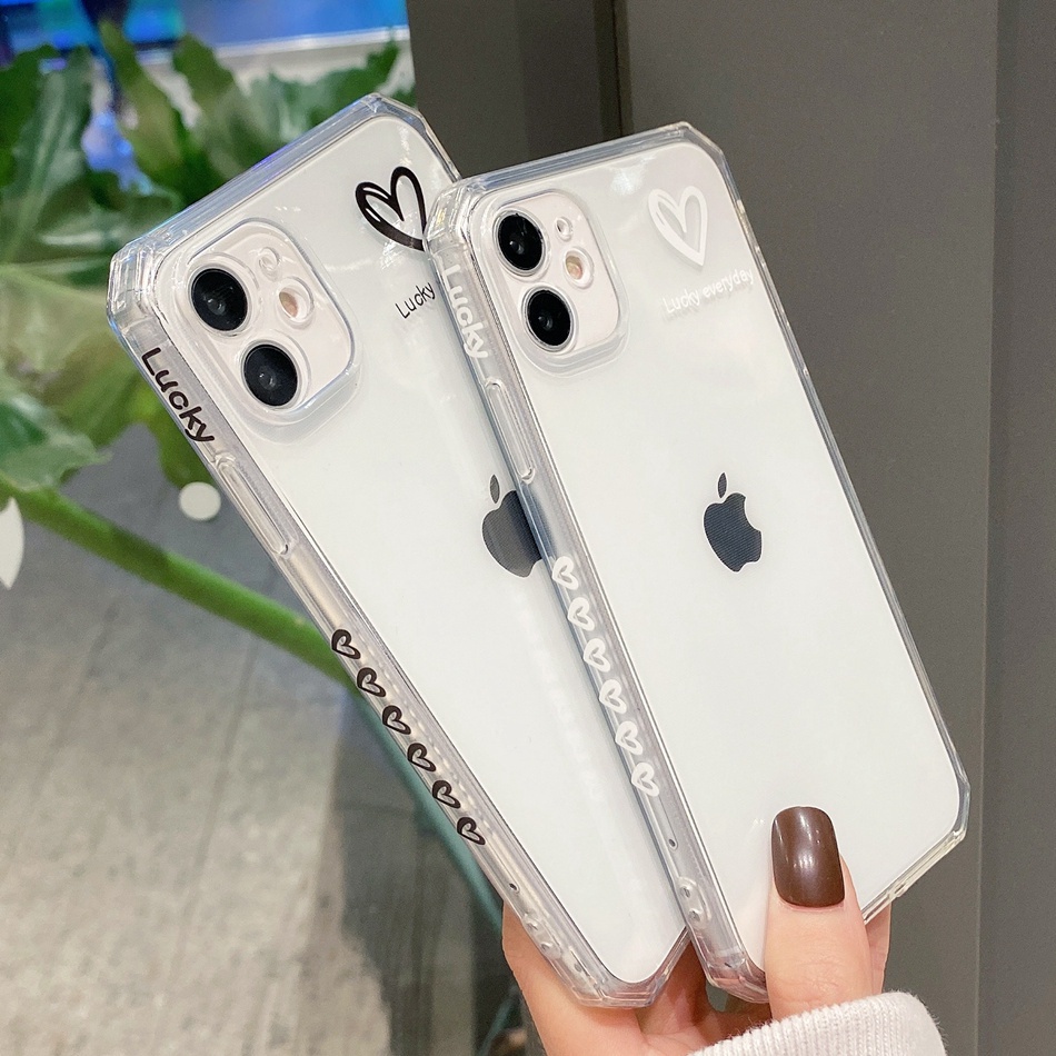 Ốp điện thoại dẻo trong suốt cho Iphone 11 12 Pro Max Mini 7 8 Plus 11pro 12pro X Xs Max Xr Se 2020 2 7plus 8plus