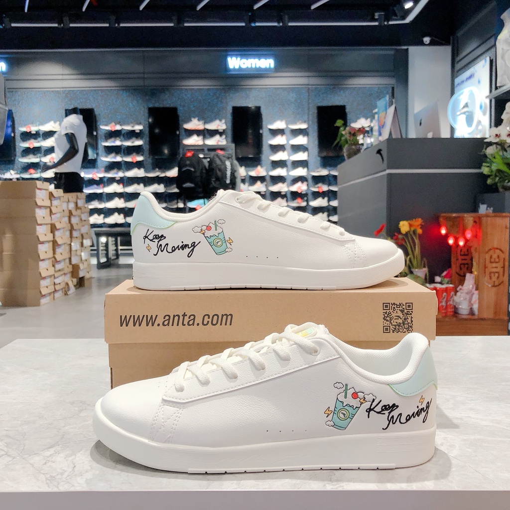 Giày đế bằng nữ Anta 822128061 cổ thấp