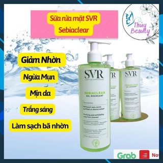 Sữa rửa mặt SVR Sebiaclear sữa rửa mặt cho da dầu mụn, Sữa rửa mặt svr 400ml