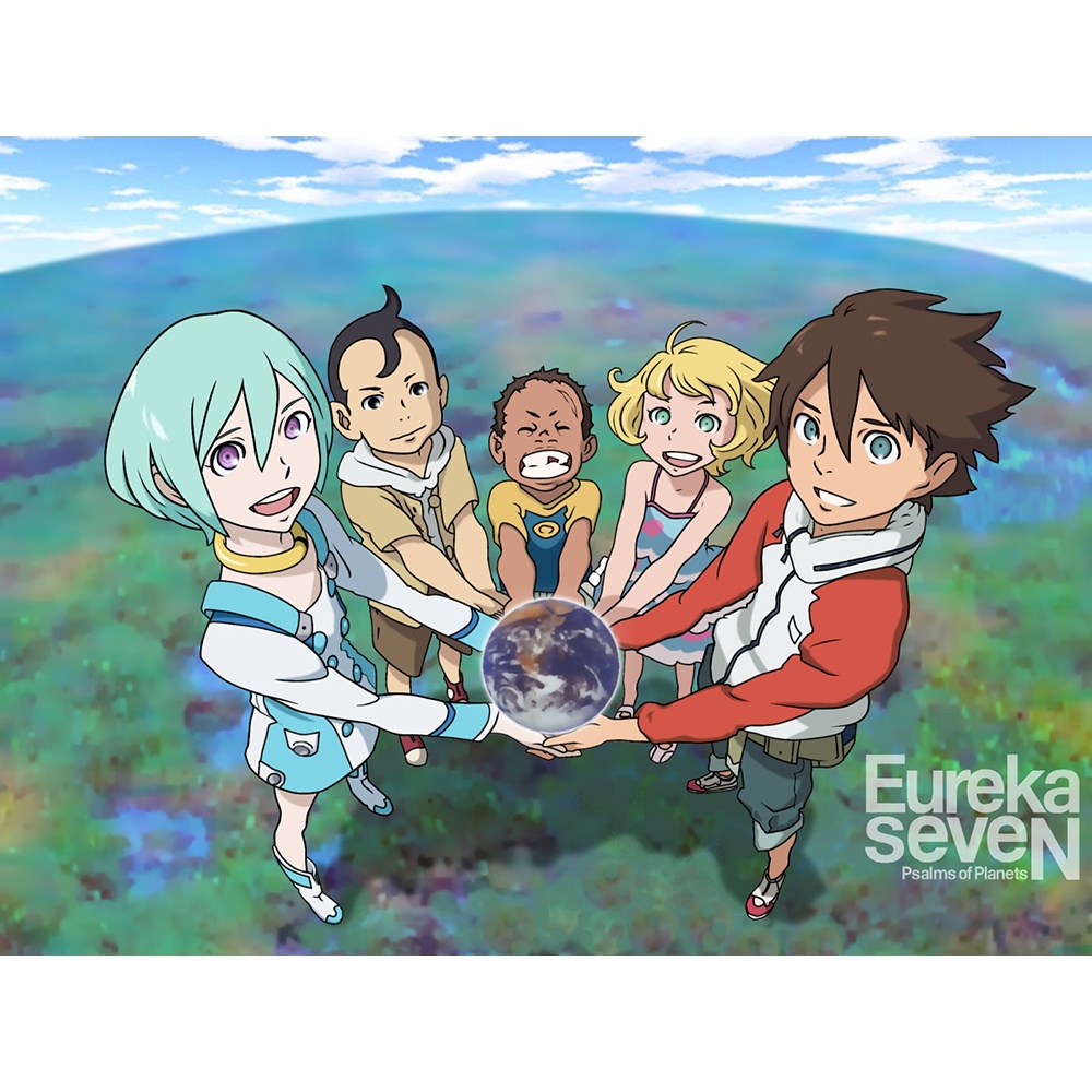 Poster A2, A3, A4 dán tường Anime, decal trang trí có keo EUREKA SEVEN - Mẫu 1