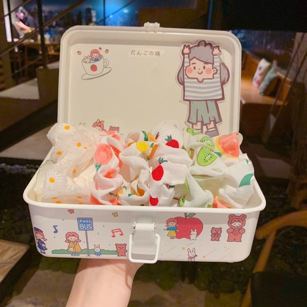 Dây cột tóc bản lớn dễ phối đồ thời trang cho nữ