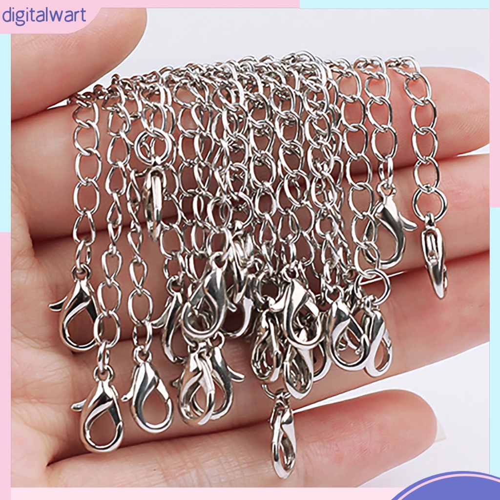 Set 20 Dây Kim Loại Mạ Bạc Dùng Làm Đồ Trang Sức Thủ Công