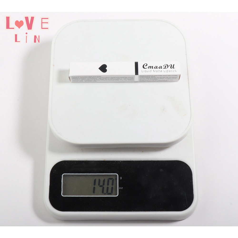 Son Môi CmaaDu 6 Màu Lì Tùy Chọn Chống Dính Chống Thấm Nước Lâu Trôi