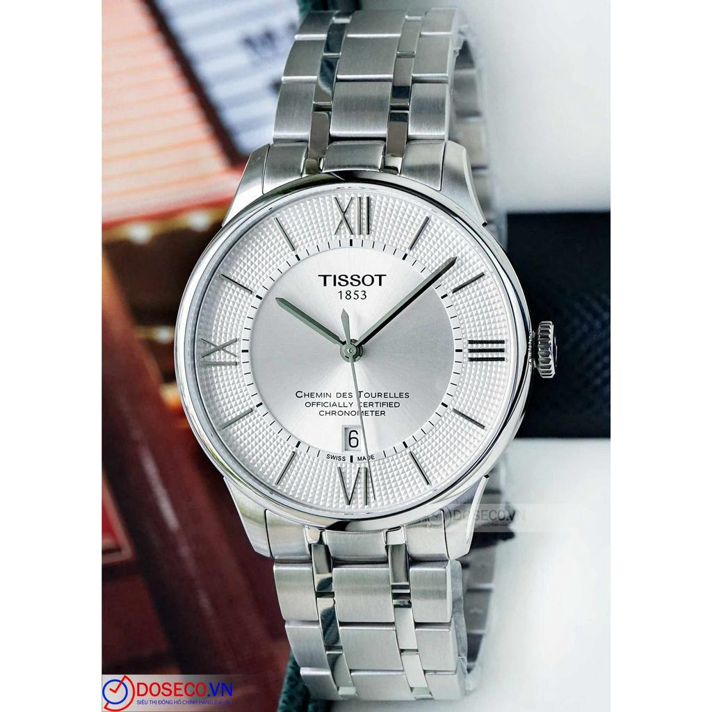 Đồng Hồ Nam Chính Hãng Tissot Dây Kim Loại Cao Cấp Kính Sapphire Chống Xước Tốt CL