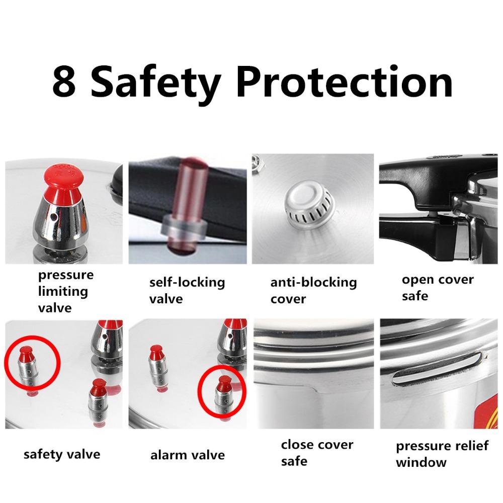 Nồi Áp Suất Nấu Súp Dung Tích 3 / 4 / 5L 18 / 20 / 22cm Tiện Dụng Khi Đi Cắm Trại