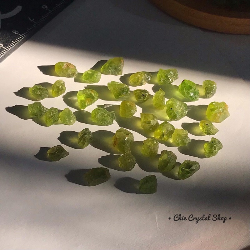 Peridot sưu tầm, làm handmade , thanh tẩy bài tarot...