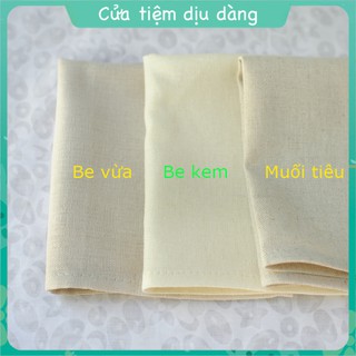 [Ảnh thật] Khăn tay linen 25x25cm