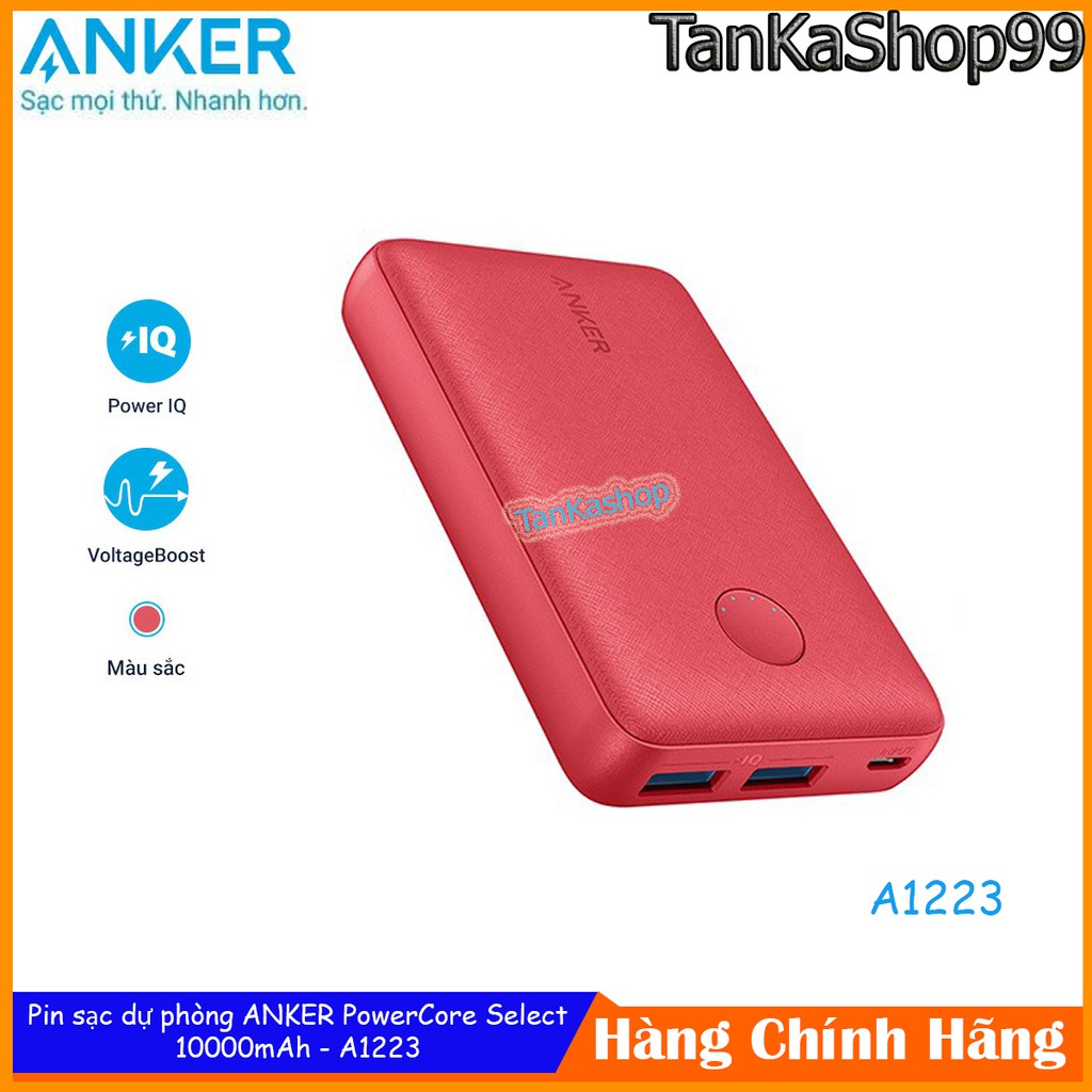 Pin sạc dự phòng ANKER PowerCore Select 10.000mAh - A1223