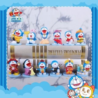 MÔ HÌNH DORAEMON 12 TẬP TRUYỆN, BỘ SƯU TẬP TRANG TRÍ BÀN HỌC