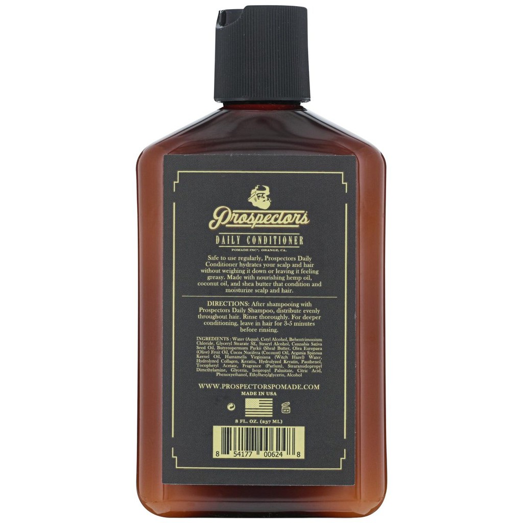 Cặp Dầu Gội Xả Cao Cấp Hàng Ngày PROSPECTORS 237ml - Hàng Chính Hãng